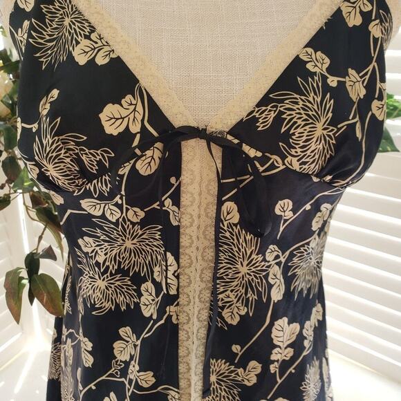 VICTORIA SECRET BLACK/BEIGE LACE LINGERIE SIZE L - Picture 12 of 12